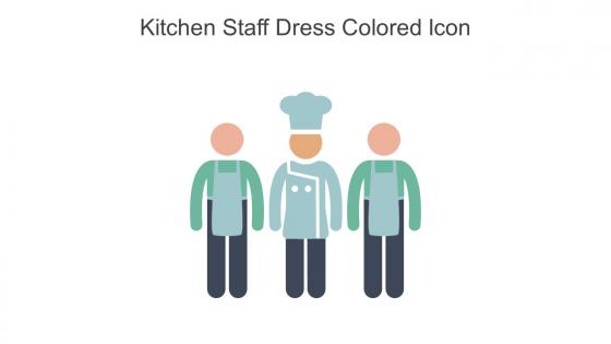 Kitchen Staff Dress Colored Icon In Powerpoint Pptx Png And Editable Eps Format