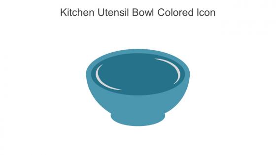 Kitchen Utensil Bowl Colored Icon In Powerpoint Pptx Png And Editable Eps Format