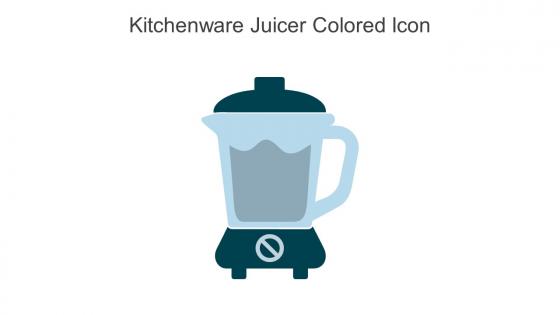 Kitchenware Juicer Colored Icon In Powerpoint Pptx Png And Editable Eps Format