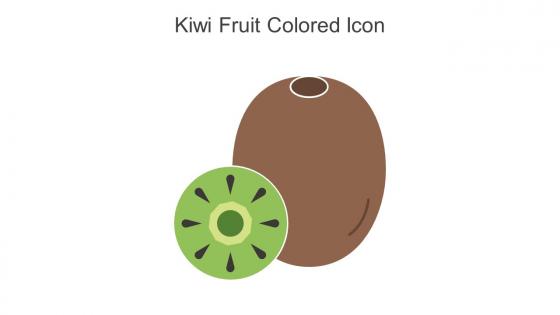 Kiwi Fruit Colored Icon In Powerpoint Pptx Png And Editable Eps Format