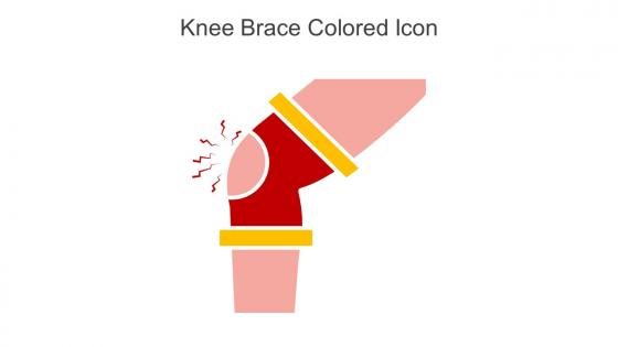 Knee Brace Colored Icon In Powerpoint Pptx Png And Editable Eps Format