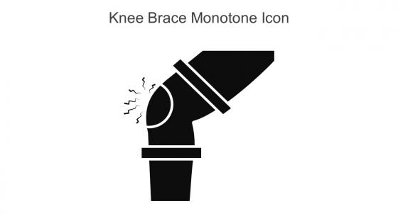 Knee Brace Monotone Icon In Powerpoint Pptx Png And Editable Eps Format