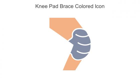 Knee Pad Brace Colored Icon In Powerpoint Pptx Png And Editable Eps Format