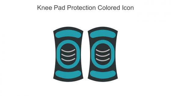 Knee Pad Protection Colored Icon In Powerpoint Pptx Png And Editable Eps Format