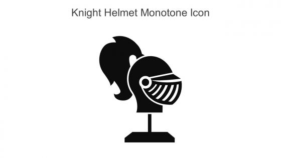 Knight Helmet Monotone Icon In Powerpoint Pptx Png And Editable Eps Format