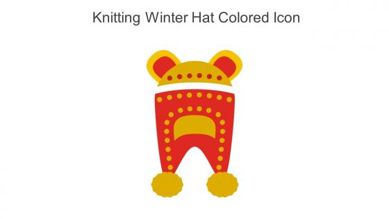 Knitting Winter Hat Colored Icon In Powerpoint Pptx Png And Editable Eps Format
