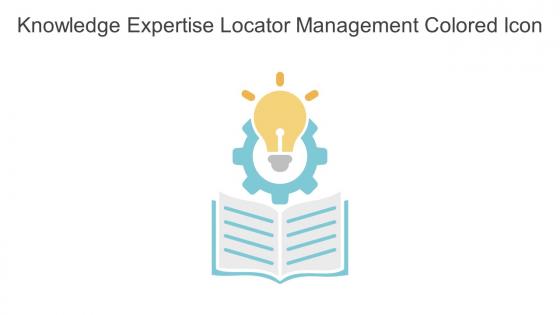 Knowledge Expertise Locator Management Colored Icon In Powerpoint Pptx Png And Editable Eps Format