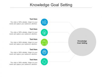 Knowledge goal setting ppt powerpoint presentation gallery graphics pictures cpb
