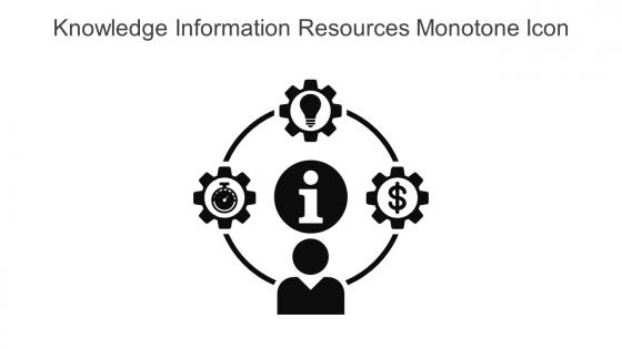 Knowledge Information Resources Monotone Icon In Powerpoint Pptx Png And Editable Eps Format