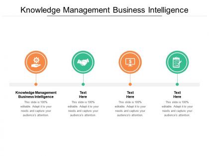 Knowledge management business intelligence ppt powerpoint summary gallery cpb
