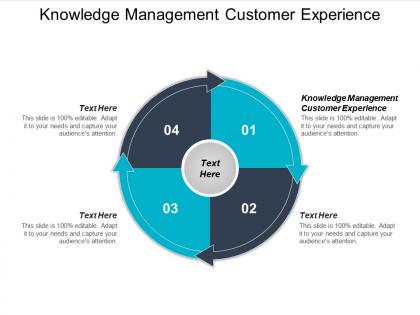 Knowledge management customer experience ppt powerpoint presentation background images cpb