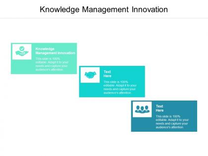 Knowledge management innovation ppt powerpoint presentation model cpb