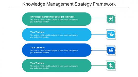 Knowledge management strategy framework ppt powerpoint presentation layouts cpb