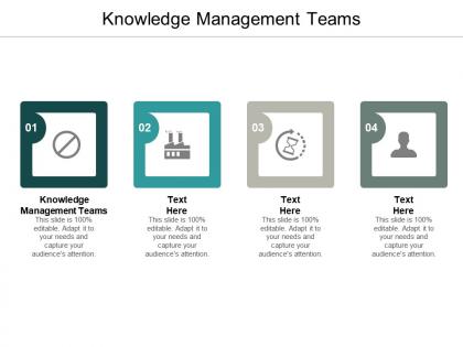 Knowledge management teams ppt powerpoint presentation layouts outfit cpb