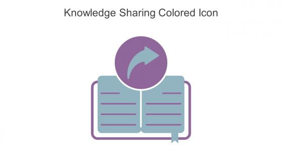 Knowledge Sharing Colored Icon In Powerpoint Pptx Png And Editable Eps Format
