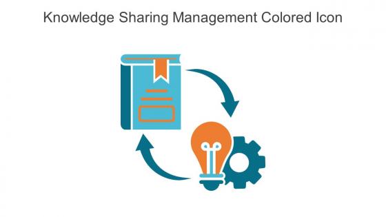 Knowledge Sharing Management Colored Icon In Powerpoint Pptx Png And Editable Eps Format