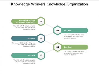 Knowledge workers knowledge organization ppt powerpoint presentation ideas layouts cpb