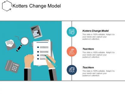 Kotters change model ppt powerpoint presentation infographic template outline cpb