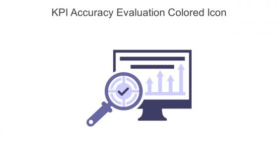 KPI Accuracy Evaluation Colored Icon In Powerpoint Pptx Png And Editable Eps Format
