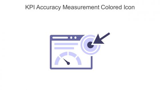 KPI Accuracy Measurement Colored Icon In Powerpoint Pptx Png And Editable Eps Format