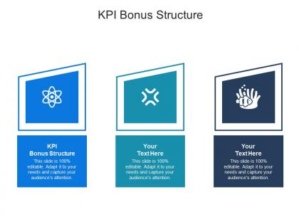 Kpi bonus structure ppt powerpoint presentation layouts files cpb