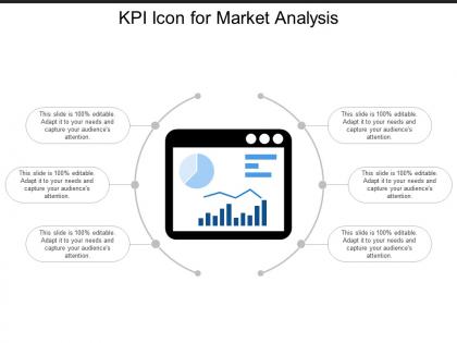 Kpi icon for market analysis