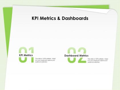 Kpi metrics and dashboards audiences attention ppt powerpoint presentation templates