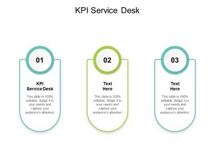 Kpi service desk ppt powerpoint presentation file information cpb