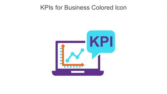 KPIs For Business Colored Icon In Powerpoint Pptx Png And Editable Eps Format