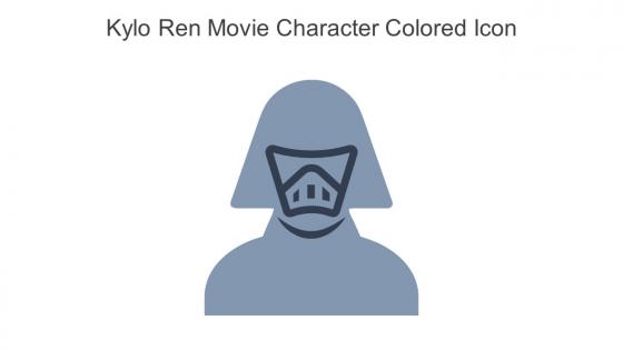 Kylo Ren Movie Character Colored Icon In Powerpoint Pptx Png And Editable Eps Format