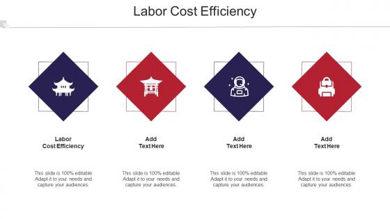 Labor Cost Efficiency Ppt Powerpoint Presentation Outline Portrait Cpb