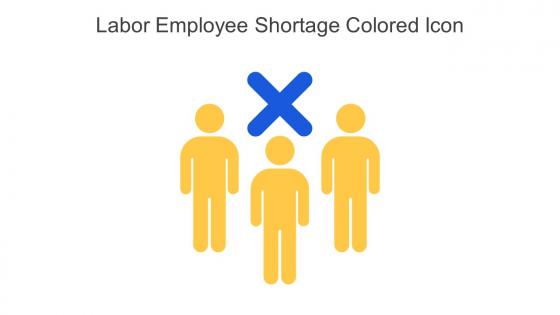 Labor Employee Shortage Colored Icon In Powerpoint Pptx Png And Editable Eps Format