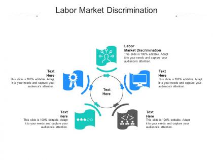Labor market discrimination ppt powerpoint presentation portfolio designs cpb