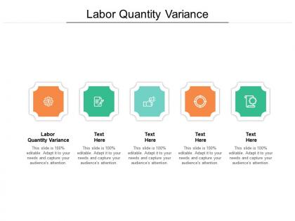 Labor quantity variance ppt powerpoint presentation layouts show cpb