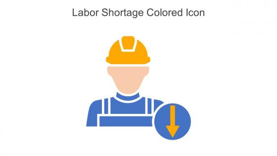 Labor Shortage Colored Icon In Powerpoint Pptx Png And Editable Eps Format