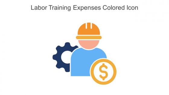 Labor Training Expenses Colored Icon In Powerpoint Pptx Png And Editable Eps Format