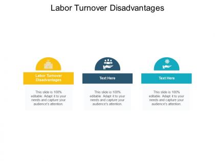 Labor turnover disadvantages ppt powerpoint presentation slides microsoft cpb