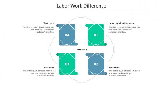 Labor work difference ppt powerpoint presentation show template cpb