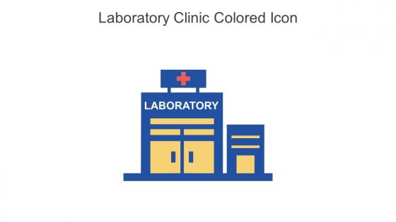 Laboratory Clinic Colored Icon In Powerpoint Pptx Png And Editable Eps Format