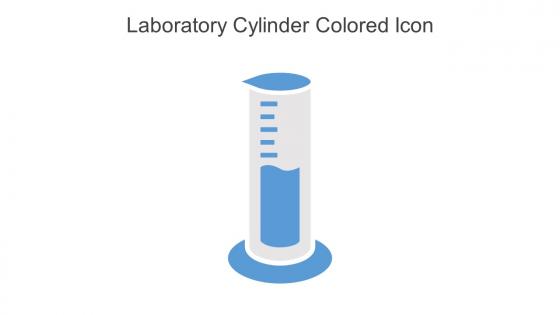 Laboratory Cylinder Colored Icon In Powerpoint Pptx Png And Editable Eps Format