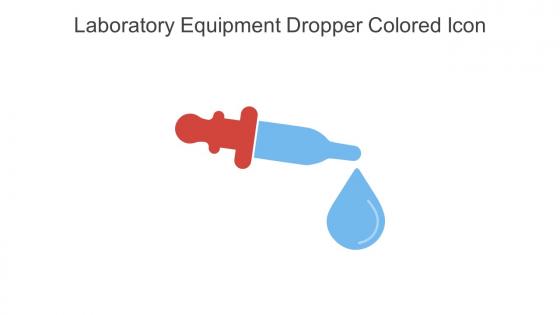 Laboratory Equipment Dropper Colored Icon In Powerpoint Pptx Png And Editable Eps Format