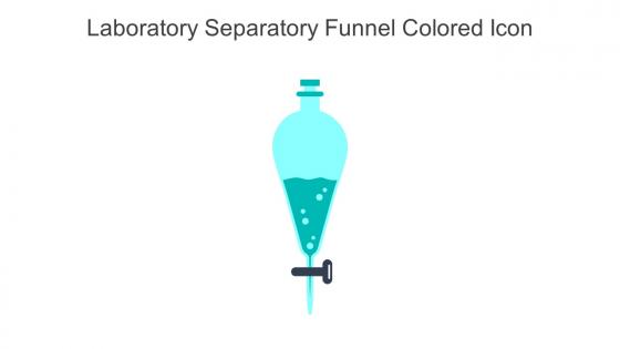 Laboratory Separatory Funnel Colored Icon In Powerpoint Pptx Png And Editable Eps Format