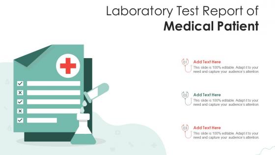 Laboratory Test Report Of Medical Patient