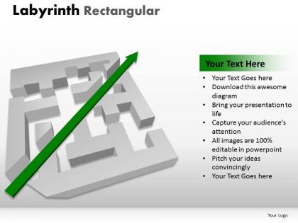 Labyrinth rectangular modal