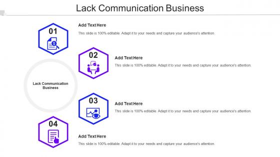 Lack Communication Business Ppt PowerPoint Presentation Inspiration Icons Cpb