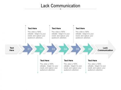 Lack communication ppt powerpoint presentation styles format ideas cpb