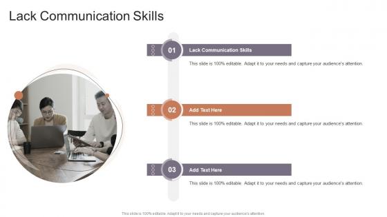 Lack Communication Skills In Powerpoint And Google Slides Cpb
