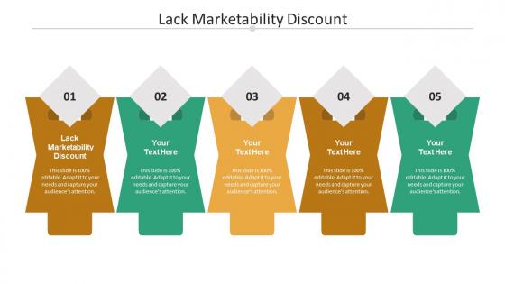 Lack marketability discount ppt powerpoint presentation portfolio ideas cpb
