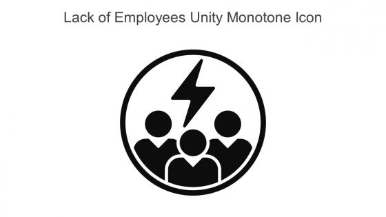 Lack Of Employees Unity Monotone Icon In Powerpoint Pptx Png And Editable Eps Format