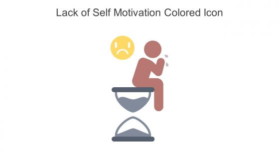 Lack Of Self Motivation Colored Icon In Powerpoint Pptx Png And Editable Eps Format